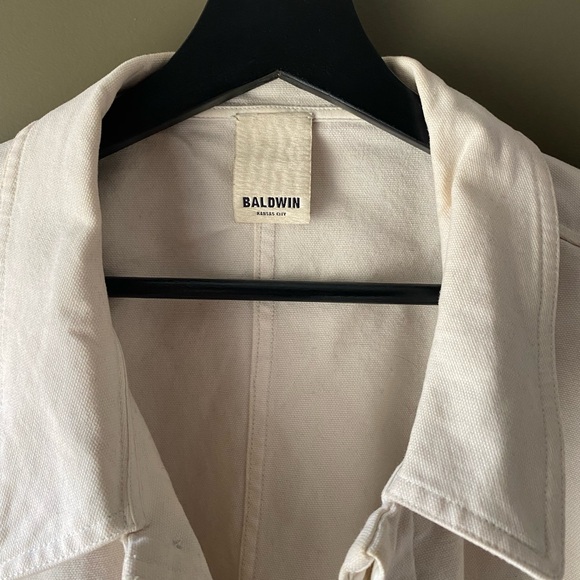 Baldwin Denim Core Jacket Off White XXL - Picture 2 of 3